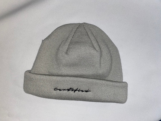 CERTIFIED GREY/BLACK MINI FISHERMANS BEANIE